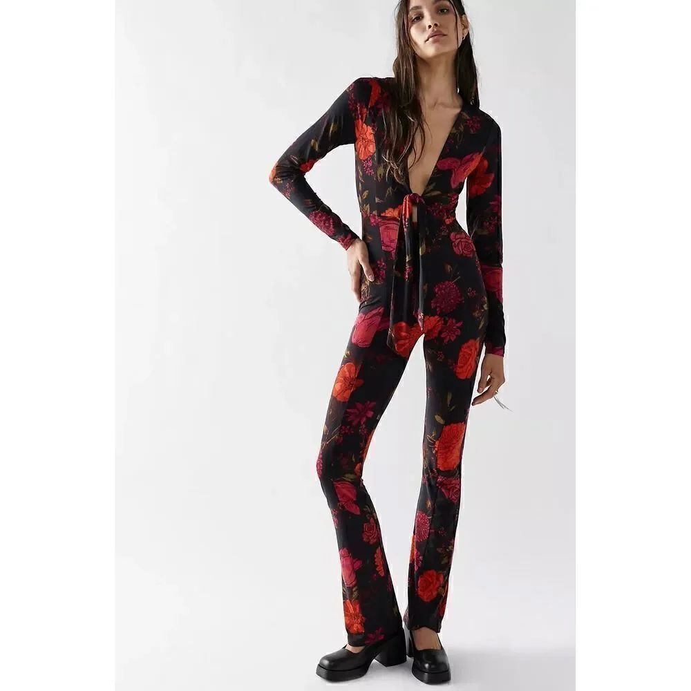 Free People - Flora Printed Catsuit size L